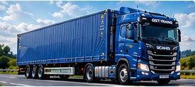 Scania Planenauflieger